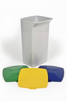 DURABLE Affaldsspand,  Durable Durabin, hvid (1800798010)