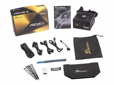 SEASONIC Focus 650W 80+ Gold PSU ATX 12V, 80 PLUS Gold, 2x 6+2pin PCIe, 1x CPU, 6x SATA (SSR-650FM)