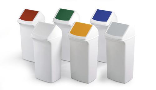 DURABLE Affaldsspand,  Durable Durabin, hvid (1800798010)