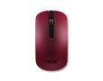 ACER Slim Optical Mouse - AMR - Beidhändig - Optisch - RF Wireless - 1000 DPI - Rot