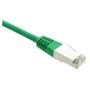 BLACK BOX CAT6A S/FTP PATCH CABLE GREEN