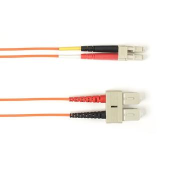 BLACK BOX FO Patch Cable Color Multi-m OM1 - Orange SC-LC 1m Factory Sealed (FOLZH62-001M-SCLC-OR)