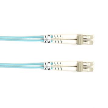BLACK BOX koblingskabel - 2 m - akvamarin (FO10G-LSZH-002M-LCLC)