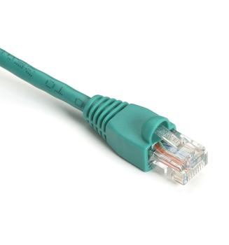 BLACK BOX CAT5E REDUCED-LENGTH PATCH CABLE - GREEN, 22.9CM (EVNSL82-06IN)
