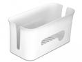 DELOCK Cabel Management box with storage case white / grey (18290)