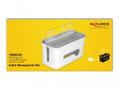 DELOCK Cabel Management box with storage case white / grey (18290)