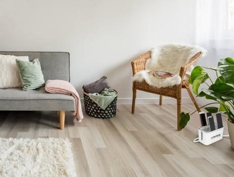 DELOCK Cabel Management box with storage case white / grey (18290)