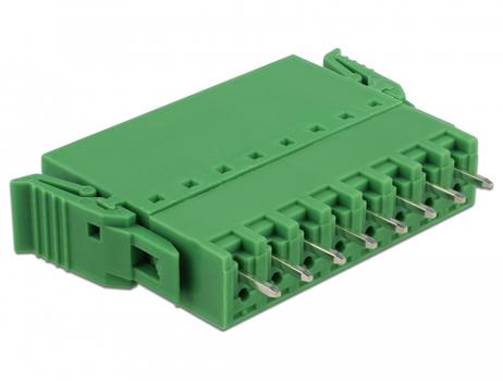 DELOCK Terminal block set for PCB 8 pin 3.81 mm pitch vertical (65974)