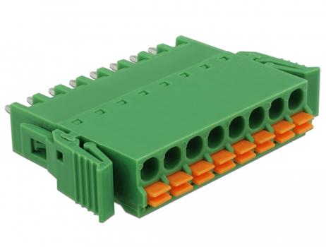 DELOCK Terminal block set for PCB 8 pin 3.81 mm pitch vertical (65974)