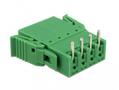 DELOCK Terminal block set for PCB 4 pin 3.81 mm pitch horizontal
