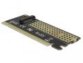 DELOCK PCI Express x16 Card to 1 x NVMe M.2 Key M for Server