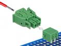 DELOCK Terminal block set for PCB 2 pin 3.81 mm pitch horizontal (65952)