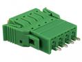 DELOCK Terminal block set for PCB 4 pin 3.81 mm pitch vertical
