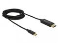 DELOCK USB cable Type-C to HDMI (DP Alt Mode) 4K 60 Hz 2 m coaxial