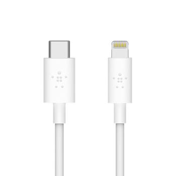 BELKIN ^MIXIT LIGHTNING USB-C CABLE 1.2 WHT (F8J239BT04-WHT)