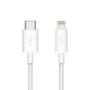 BELKIN MIXIT LIGHTNING TO USB-C CABLE 1.2M WHITE CABL (F8J239BT04-WHT)