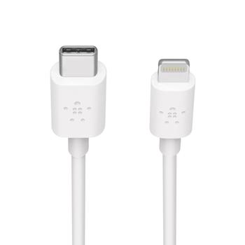 BELKIN MIXIT LIGHTNING TO USB-C CABLE 1.2M WHITE CABL (F8J239BT04-WHT)