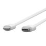 BELKIN MIXIT LIGHTNING TO USB-C CABLE 1.2M WHITE CABL (F8J239BT04-WHT)