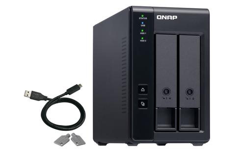 QNAP 2 bay NAS (TR-002)