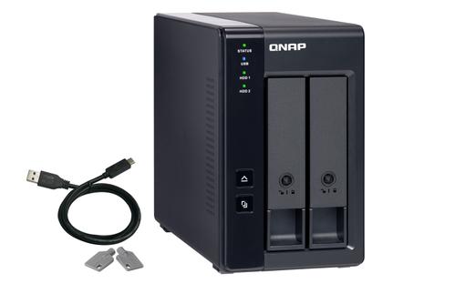QNAP 2 bay NAS (TR-002)
