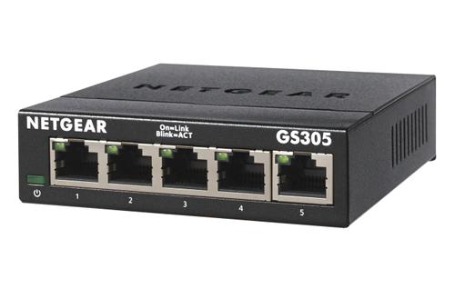 NETGEAR 5Pt Gige Unmanaged Sw 300-Series (GS305-300PES)