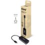 CLUB 3D USB 3.2 Adapter Typ-C zu 2,5 Gigabit Ethernet St./Bu. schwarz CAC-1520 (CAC-1520)