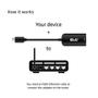 CLUB 3D USB 3.2 Adapter Typ-C zu 2,5 Gigabit Ethernet St./Bu. schwarz CAC-1520 (CAC-1520)