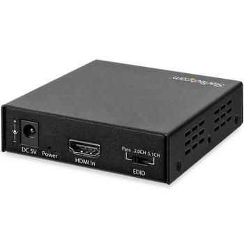 STARTECH StarTech.com 4K HDMI Audio Extractor 4K 60Hz Support (HD202A)