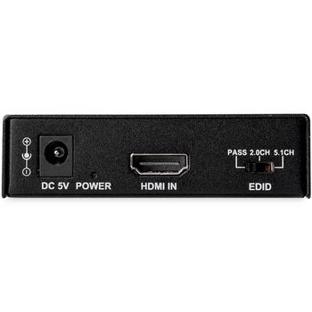 STARTECH 4K HDMI AUDIO EXTRACTOR 4K 60HZ DUAL RCA AUDIO CABL (HD202A)
