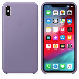 APPLE iPhone Xs Max Leather Case Lilac (MVH02ZM/A)