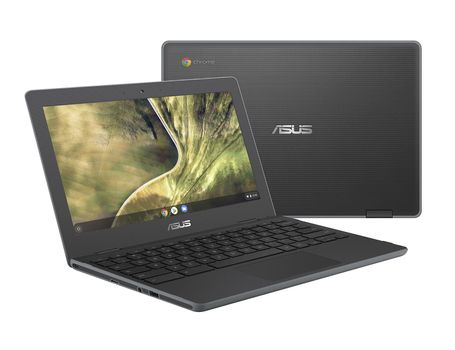ASUS Chromebook C204MA GJ0003 - 180 graders gångsjärnskonstruktion - Intel Celeron - N4000 / 1.1 GHz - Chrome OS - UHD Graphics 600 - 4 GB RAM - 32 GB eMMC - 11.6" 1366 x 768 (HD) - Wi-Fi 5 - grå IMR (över (90NX02A1-M00030)