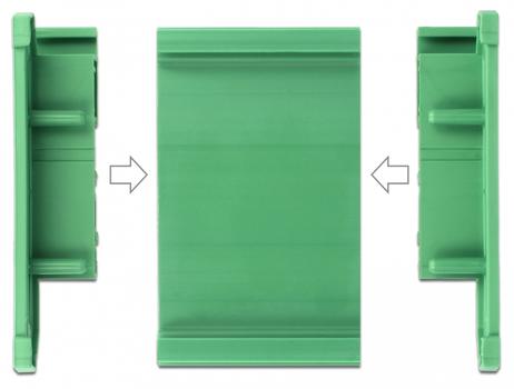 DELOCK Board Holder for DIN Rail 20 cm long (65986)