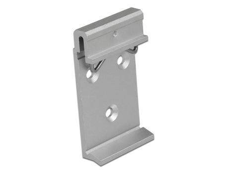 DELOCK Aluminium Mounting Clip for DIN Rail (65991)