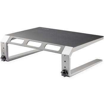 StarTech Monitor Riser Stand - For up to 32" Monitor - Height Adjustable - Computer Monitor Riser - Steel and Aluminum (MONSTND) stativ - for Skjerm (MONSTND)