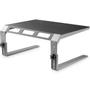 STARTECH StarTech.com Monitor Riser Stand - For up to 32" Monitor - Height Adjustable - Computer Monitor Riser - Steel and Aluminum (MONSTND) - Stand - for Monitor - aluminium,  steel - screen size: 32" - deskt (MONSTND)