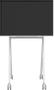 VISION Digital Flipchart Floor Stand - LIFETIME WARRANTY - fits display 50-55" with VESA sizes up to 350 x 350 and 400 x 400 - laptop shelf - cable management - rotates portrait to landscape - large 100mm /  (VFM-F10/WH)