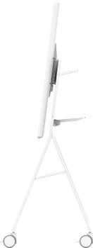 VISION Digital Flipchart Floor Stand - LIFETIME WARRANTY - fits display 50-55" with VESA sizes up to 350 x 350 and 400 x 400 - laptop shelf - cable management - rotates portrait to landscape - large 100mm /  (VFM-F10/WH)