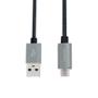 LOGILINK - Sync & charging cable, USB to Micro USB male, grey (CU0132)