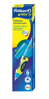 PELIKAN Füllhalter griffix P2NBL NeonFreshBlue Linksh. FS (809177)