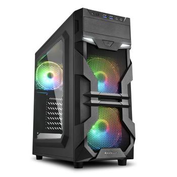 SHARKOON Vg7-W Rgb Midi Tower Black (4044951026869)