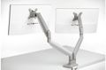 KENSINGTON n SmartFit One-Touch Dual Monitor Arm - Mounting kit - adjustable arm - for 2 monitors - metal - silver grey - screen size: 13"-32" - C-clamp, grommet, desk-mountable (K55471EU)