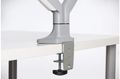 KENSINGTON n SmartFit One-Touch Dual Monitor Arm - Mounting kit - adjustable arm - for 2 monitors - metal - silver grey - screen size: 13"-32" - C-clamp, grommet, desk-mountable (K55471EU)