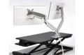 KENSINGTON n SmartFit One-Touch Dual Monitor Arm - Mounting kit - adjustable arm - for 2 monitors - metal - silver grey - screen size: 13"-32" - C-clamp, grommet, desk-mountable (K55471EU)