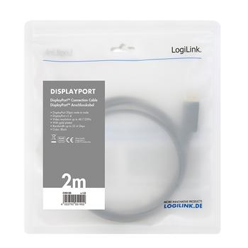 LogiLink DisplayPort 1.4-kabel,  2m (CV0120)