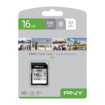 PNY SD Elite  16GB C10 U1 (P-SD16GU1100EL-GE)