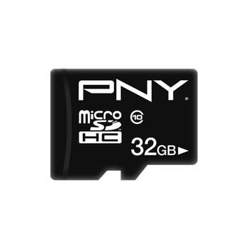 PNY MICRO-SD PERFORMANCE PLUS 32GB HC CLASS 10 + SD ADAPTER MEM (P-SDU32G10PPL-GE)