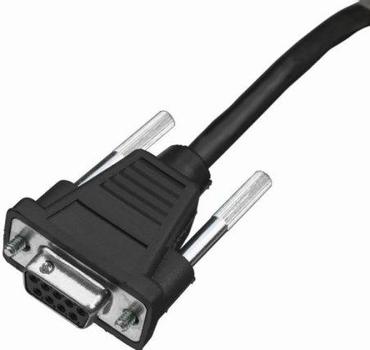 HONEYWELL Cable RS232, black, DB9 female, 2.9m, coiled, 5V external power (53-53000-3)