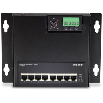 TRENDNET 8-Port Industrial Gigabit PoE+ (TI-PG80F)