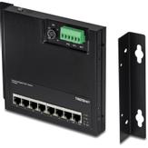 TRENDnet TI-PG80F - Industrial - switch - 8 porter - ikke-styrt - TAA-samsvar (TI-PG80F)