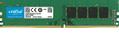 CRUCIAL 16GB DDR4 3200 MT/s DIMM 288pin DR x8 unbuffered LAGERSALG 1 stk på lager i Oslo